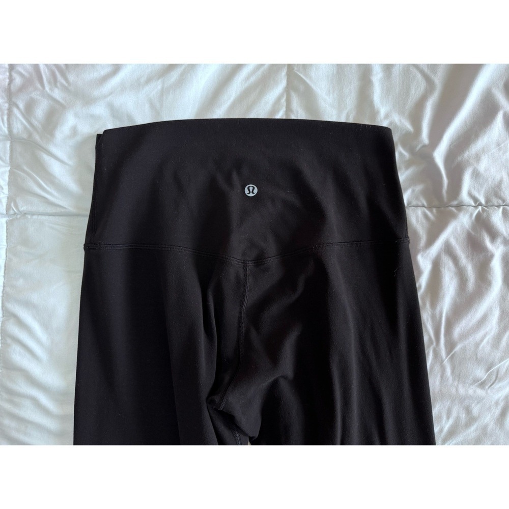 LULULEMON Align HR Pant Womens Size 6 Black Stretch Athleisure 21" Leggings EUC - Picture 4 of 8